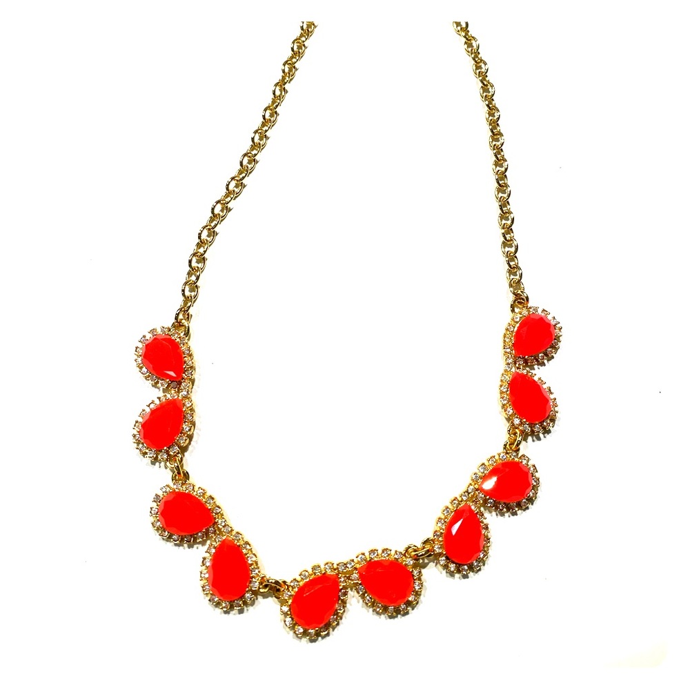 Kate Spade coral drop necklace